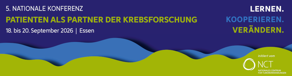 5. Nationale Konferenz „Patienten als Partner der Krebsforschung"